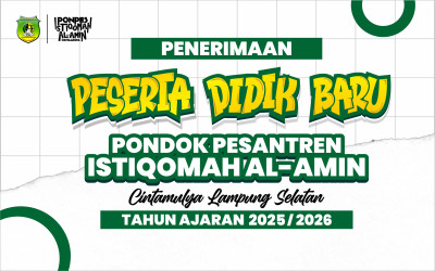 Brosur Pendaftaran Santri Baru Tahun Ajaran 2025-2026